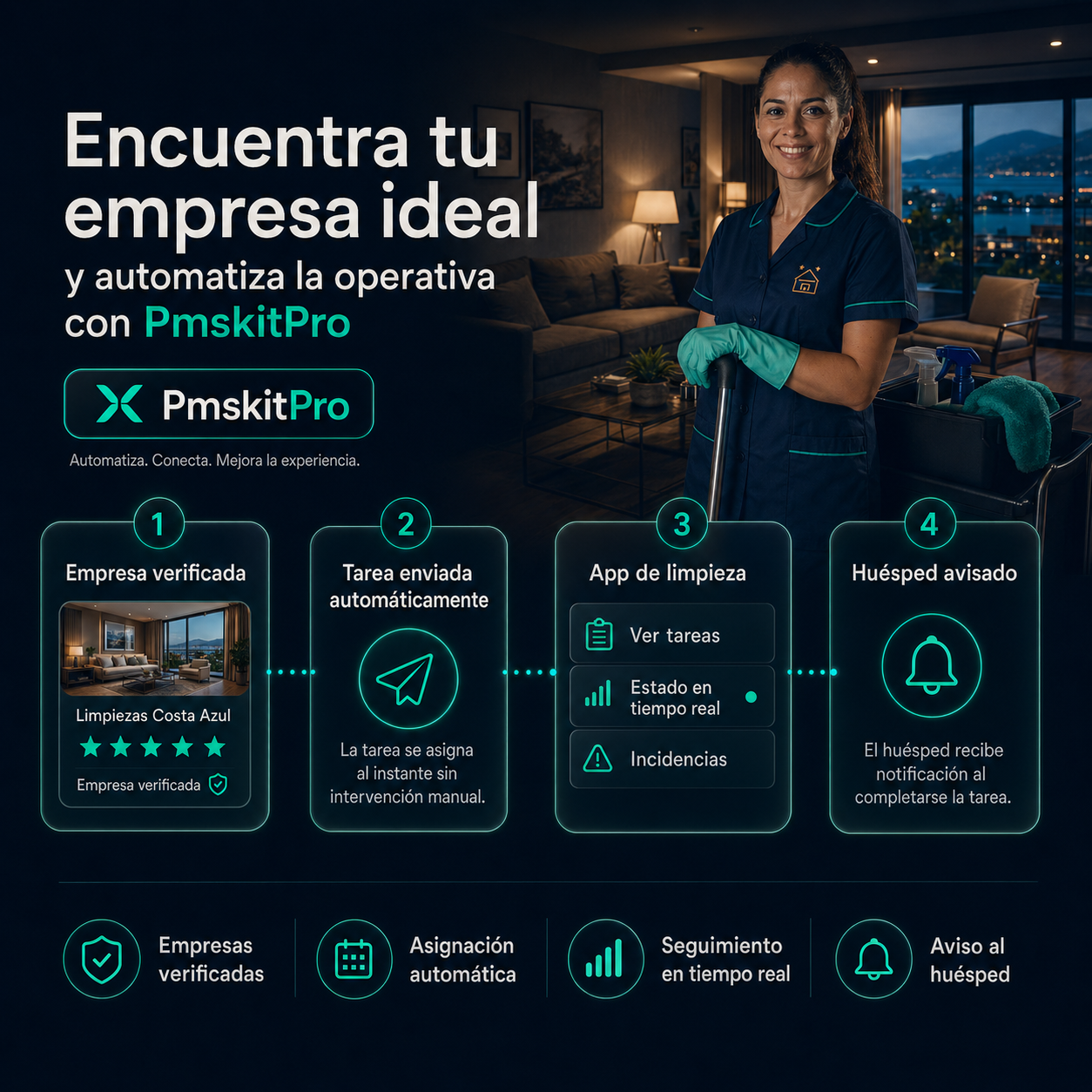 PMS Kit Pro · Encuentra la empresa adecuada para tu apartamento