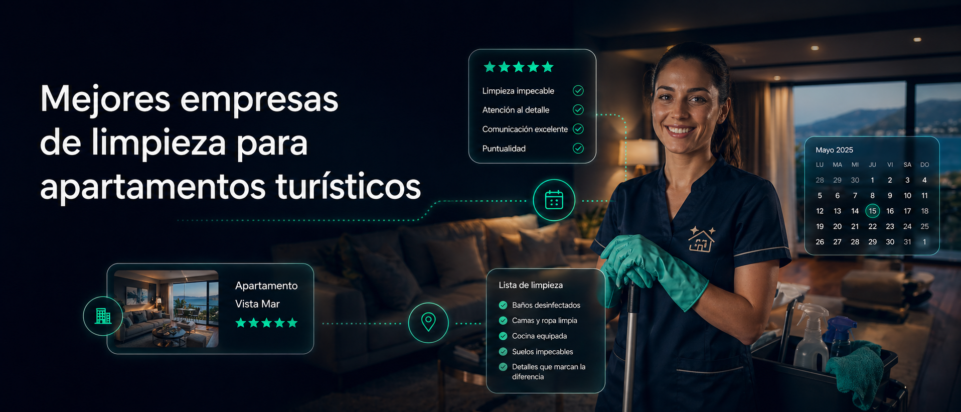 Mejores empresas de limpieza para apartamentos turísticos en Valencia